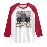 African Black History Raglan Shirt African American Ladies Juneteenth