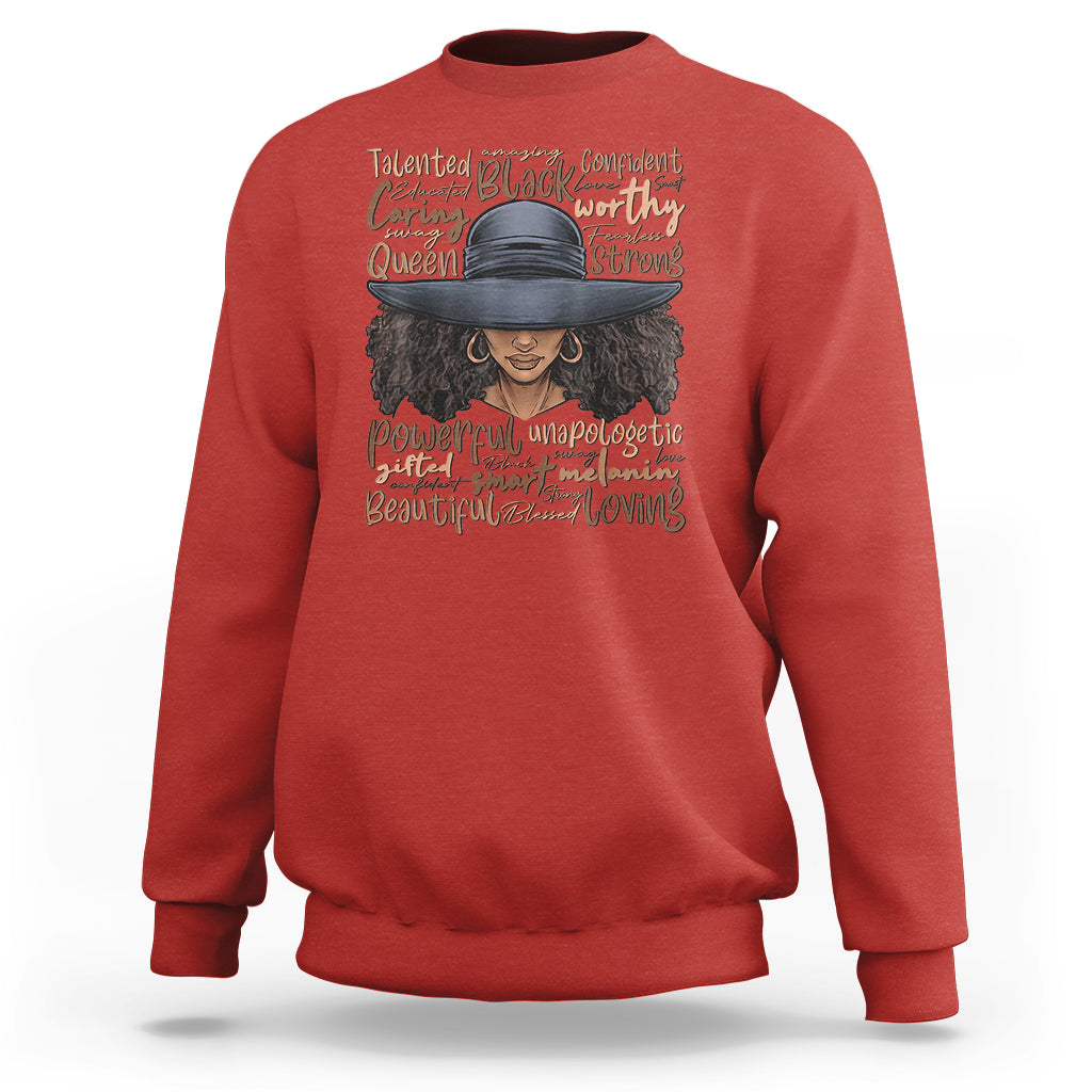 African Black History African American Ladies Juneteenth Sweatshirt - Wonder Print Shop