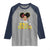 Pretty Black and Educated Raglan Shirt I Am The Strong Afro Queen
