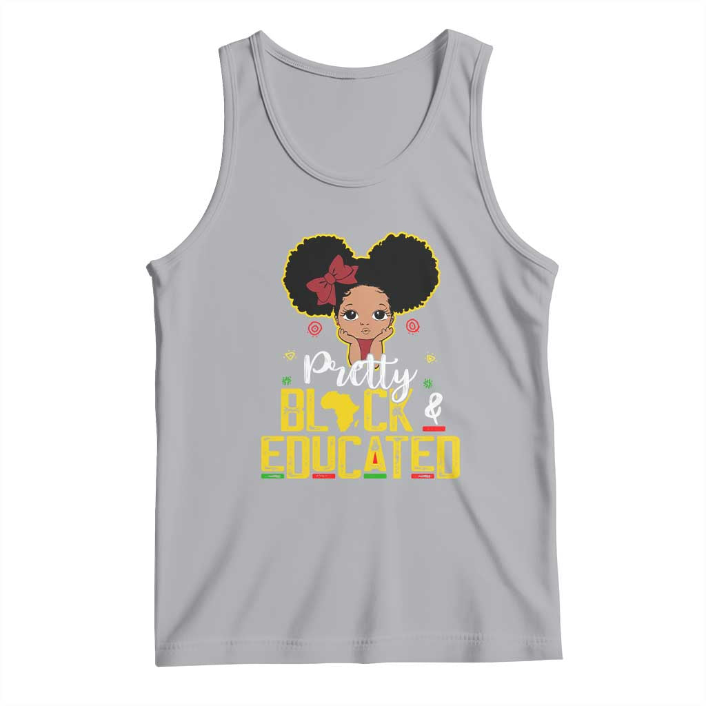 Pretty Black and Educated Tank Top I Am The Strong Afro Queen