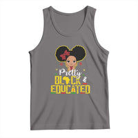 Pretty Black and Educated Tank Top I Am The Strong Afro Queen