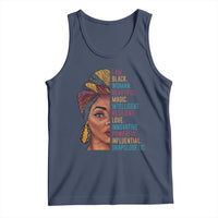 Black Woman Tank Top Beautiful Magic Intelligent Resilient Love African American Pride