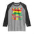 Juneteenth 1865 Raglan Shirt Celebrating Black Freedom June 19th African American