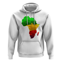 Africa Map Green Yellow Red Proud African Pride Juneteenth Hoodie - Wonder Print Shop