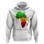 Africa Map Green Yellow Red Proud African Pride Juneteenth Hoodie - Wonder Print Shop