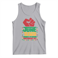 Juneteenth Is My Independence Day Tank Top Raised Fist