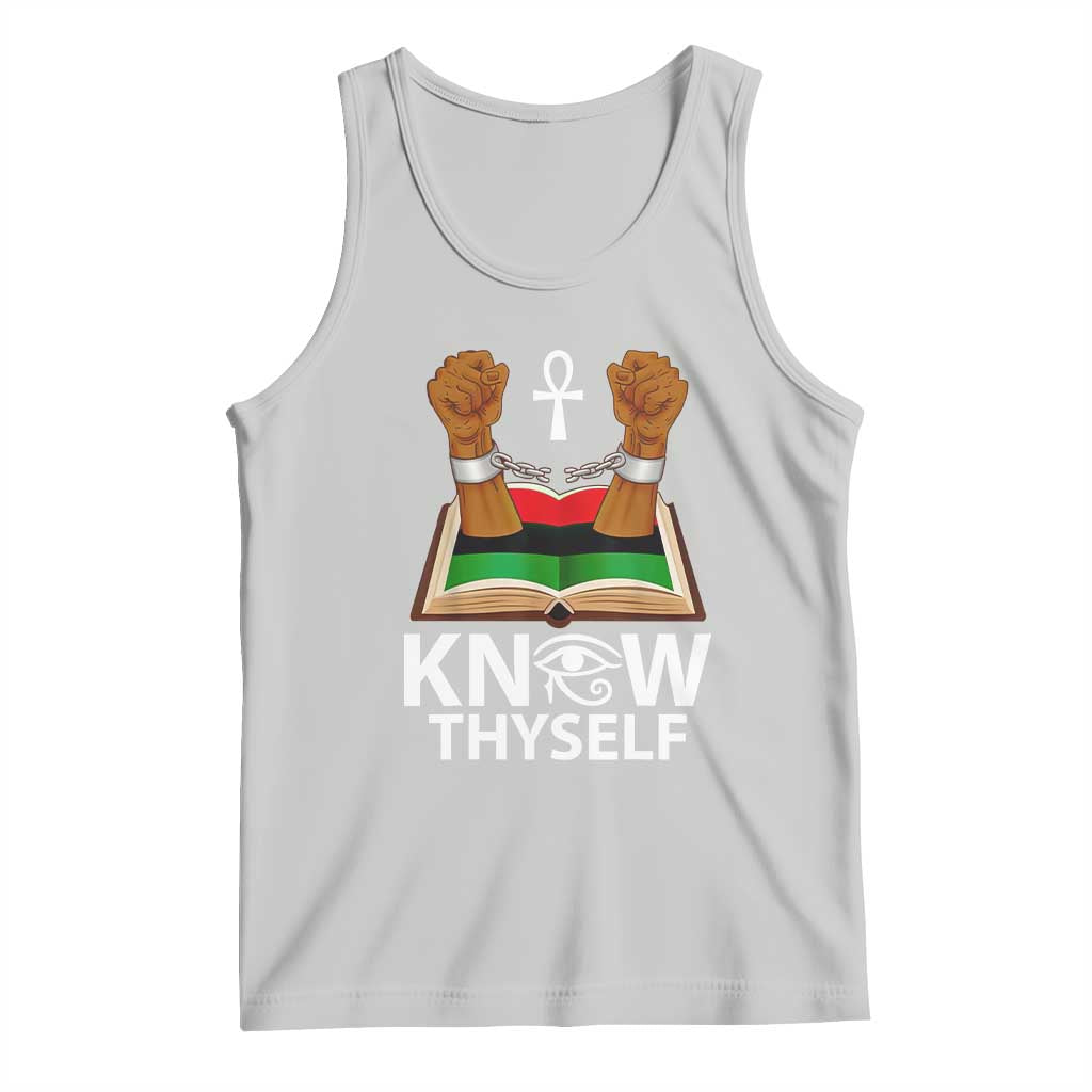 African American History Tank Top Know Thyself Break The Chains