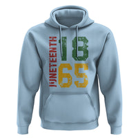 Juneteenth Hoodie Celebrating Freedom In African History Since 1865 - Wonder Print Shop