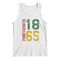 Juneteenth Tank Top Celebrating Freedom In African History Since 1865