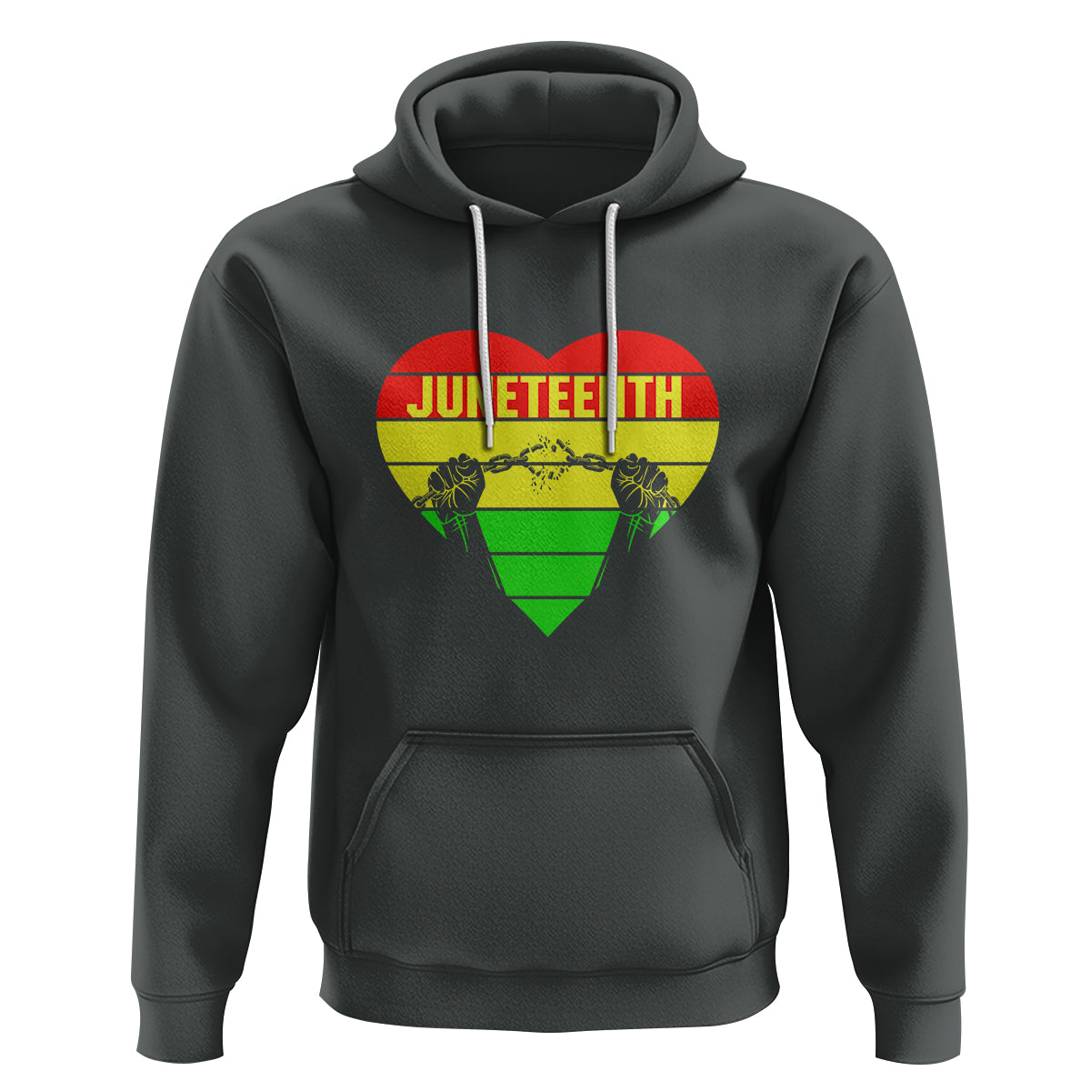 BHM Hoodie Juneteenth Breaking Every Chain - Wonder Print Shop