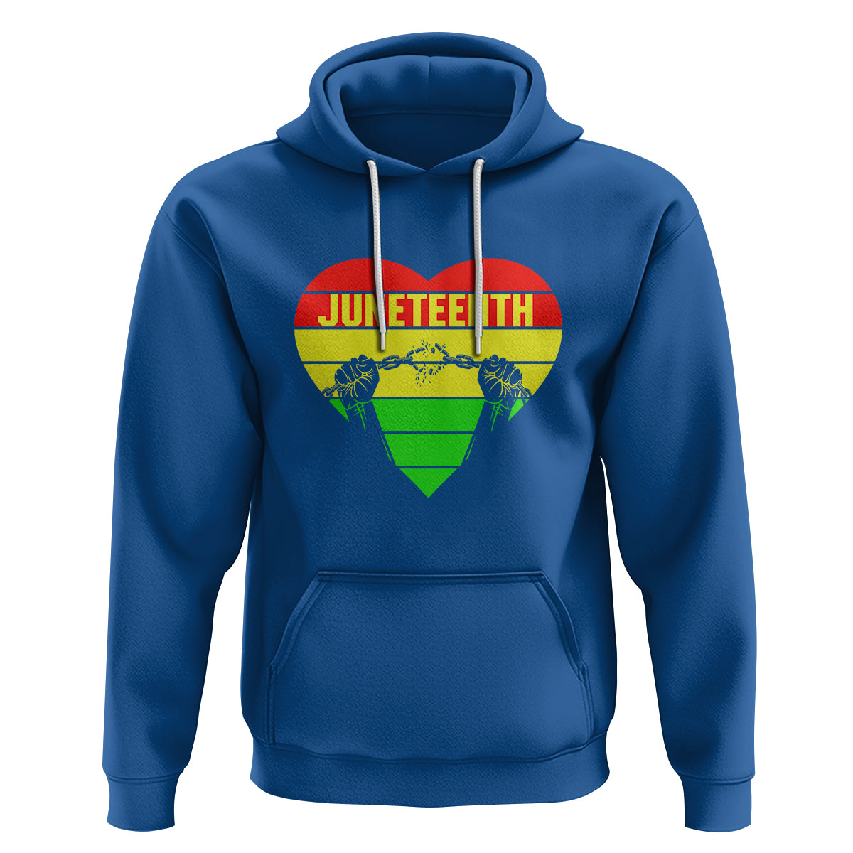 BHM Hoodie Juneteenth Breaking Every Chain - Wonder Print Shop