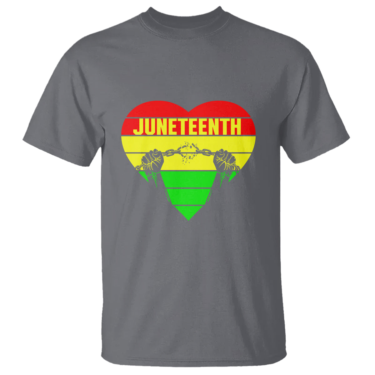 BHM T Shirt Juneteenth Breaking Every Chain - Wonder Print Shop