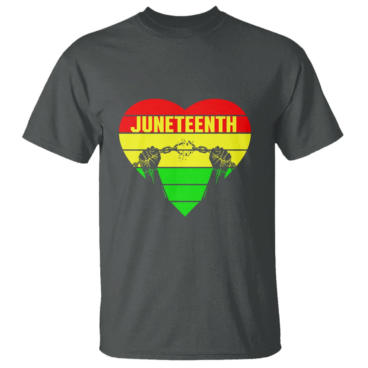 BHM T Shirt Juneteenth Breaking Every Chain - Wonder Print Shop