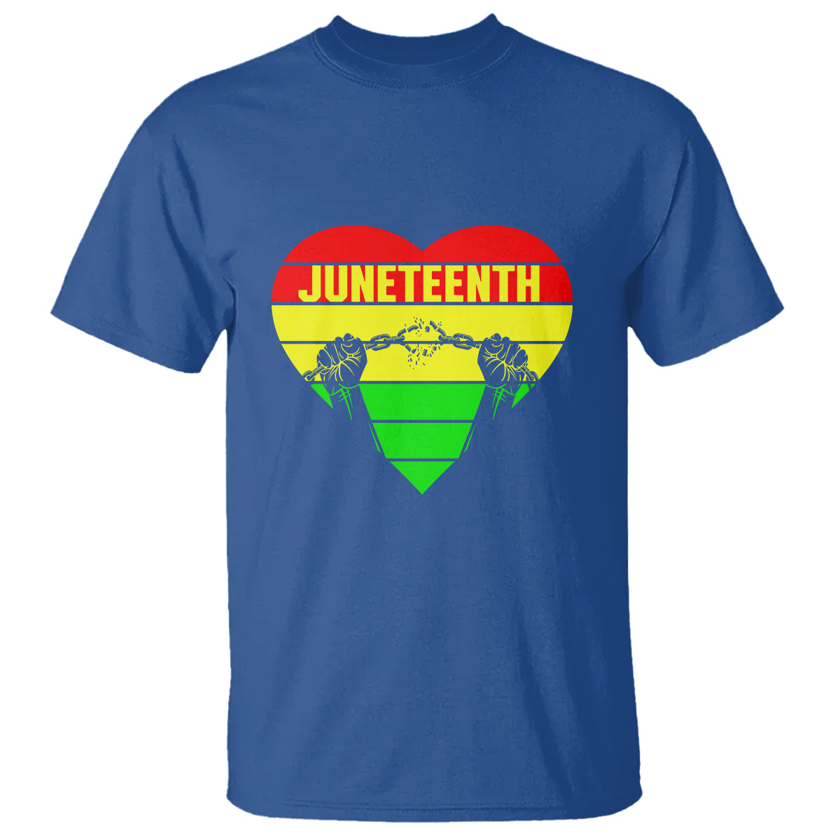 BHM T Shirt Juneteenth Breaking Every Chain - Wonder Print Shop