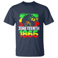 Afro Woman T Shirt Juneteenth 1865 Black Pride - Wonder Print Shop
