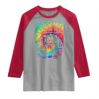 Juneteenth Afro Queen Raglan Shirt Melanin Black Women Magic Tie Dye