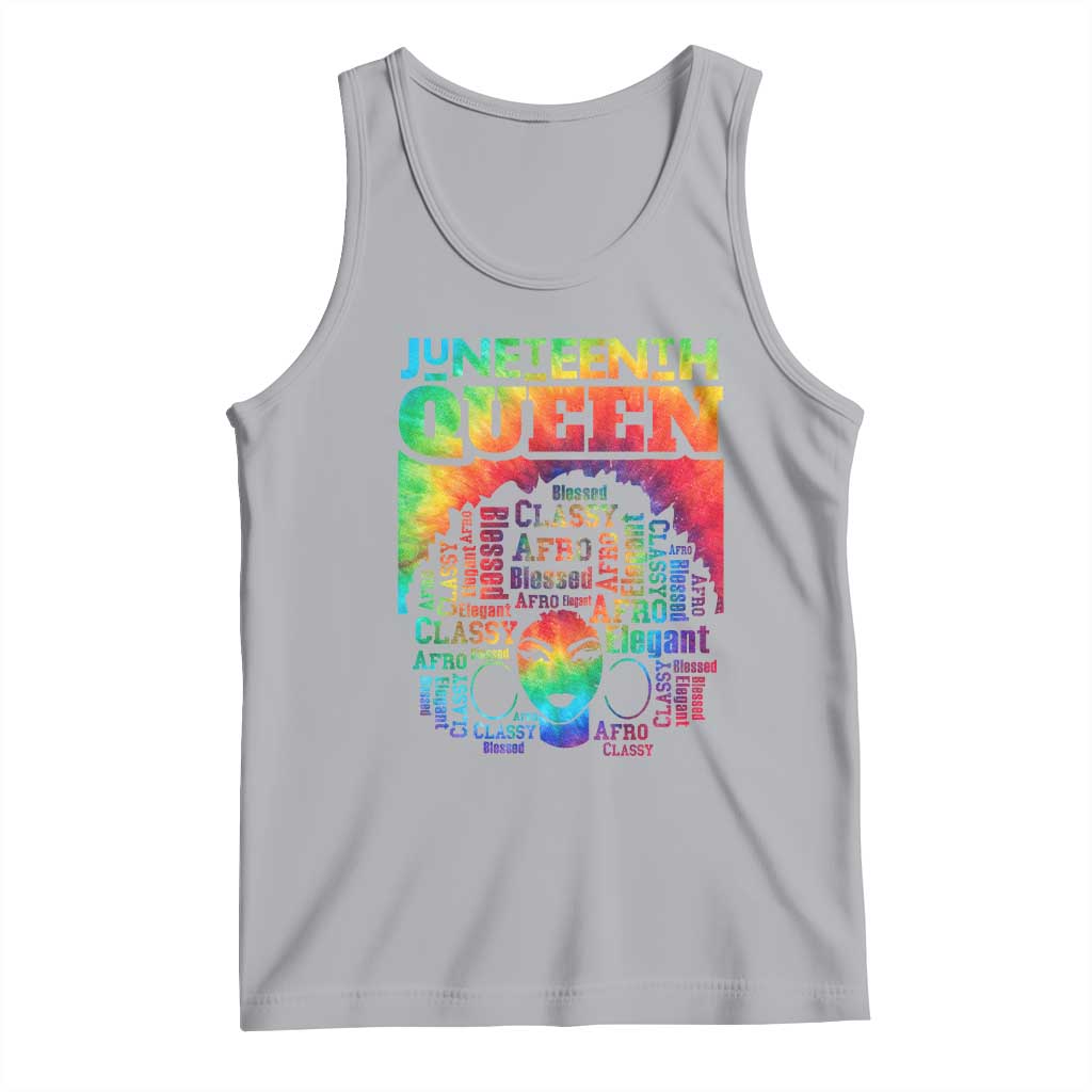 Juneteenth Afro Queen Tank Top Melanin Black Women Magic Tie Dye