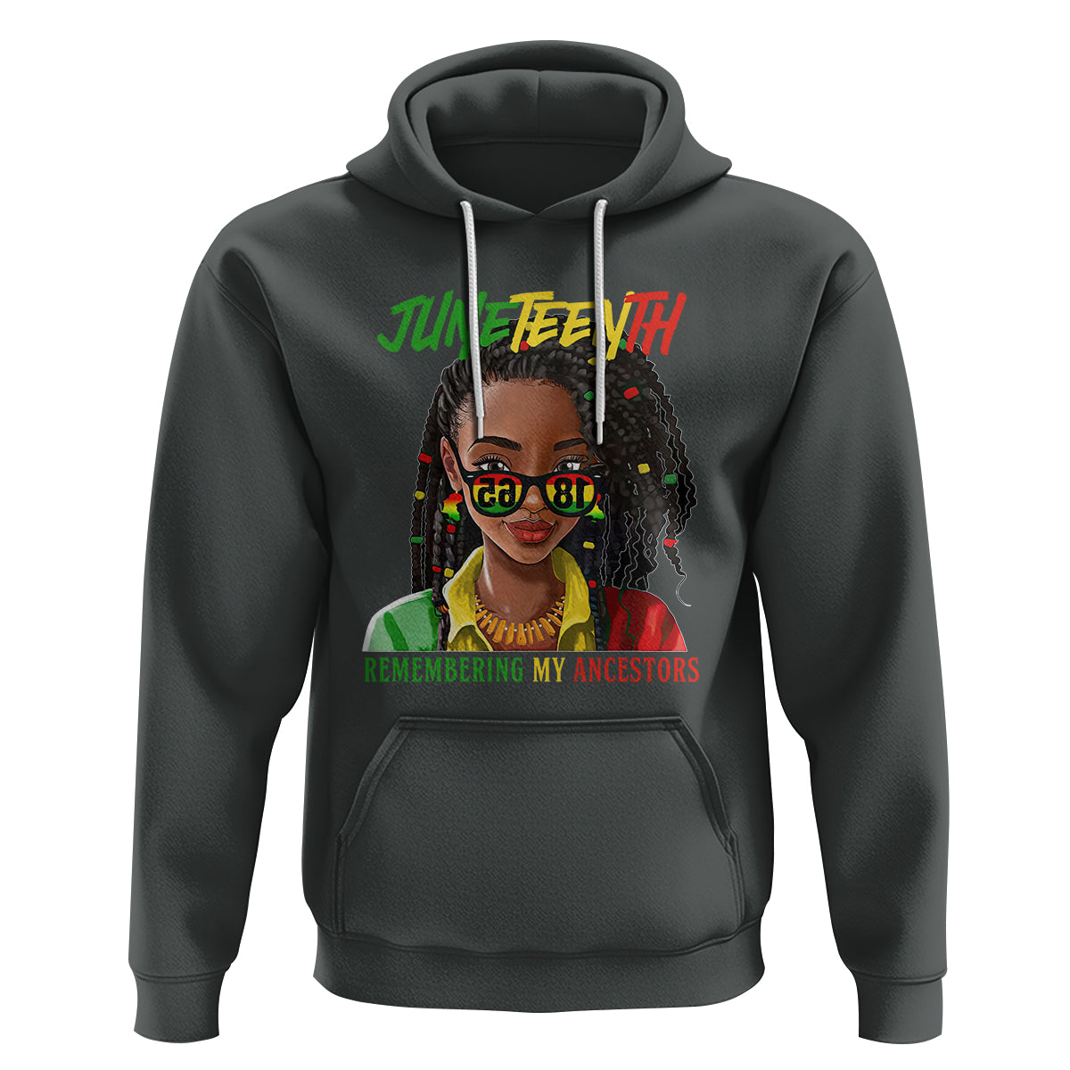 Black Prince Hoodie Juneteenth Loc'd Hair Remembering My Ancestor for Women - Wonder Print Shop