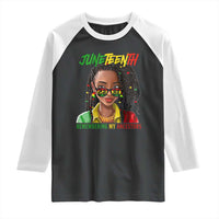 Black Prince Juneteenth 1865 Raglan Shirt Loc'd Hair Remembering My Ancestor for Women