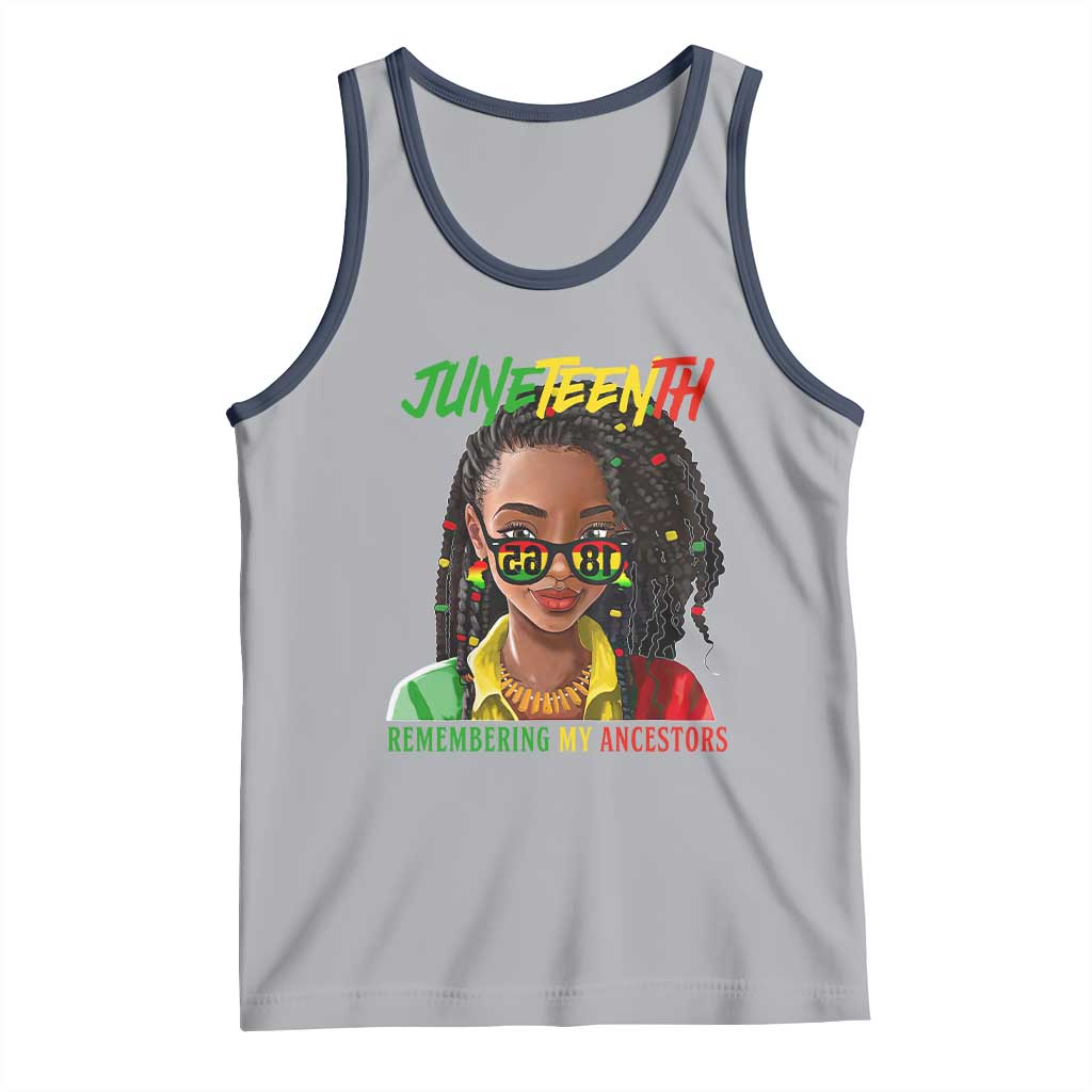 Black Prince Juneteenth 1865 Tank Top Loc'd Hair Remembering My Ancestor for Women