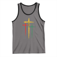 Christian Cross Juneteenth Tank Top African Black Freedom Day 1865
