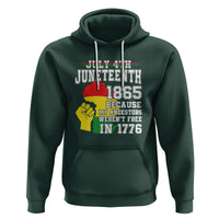 July 4th Juneteenth 1865 Because My Ancestors Hoodie - Wonder Print Shop