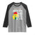Juneteenth 1865 Raglan Shirt Because My Ancestors Weren't Free In 1776 Raised Fist
