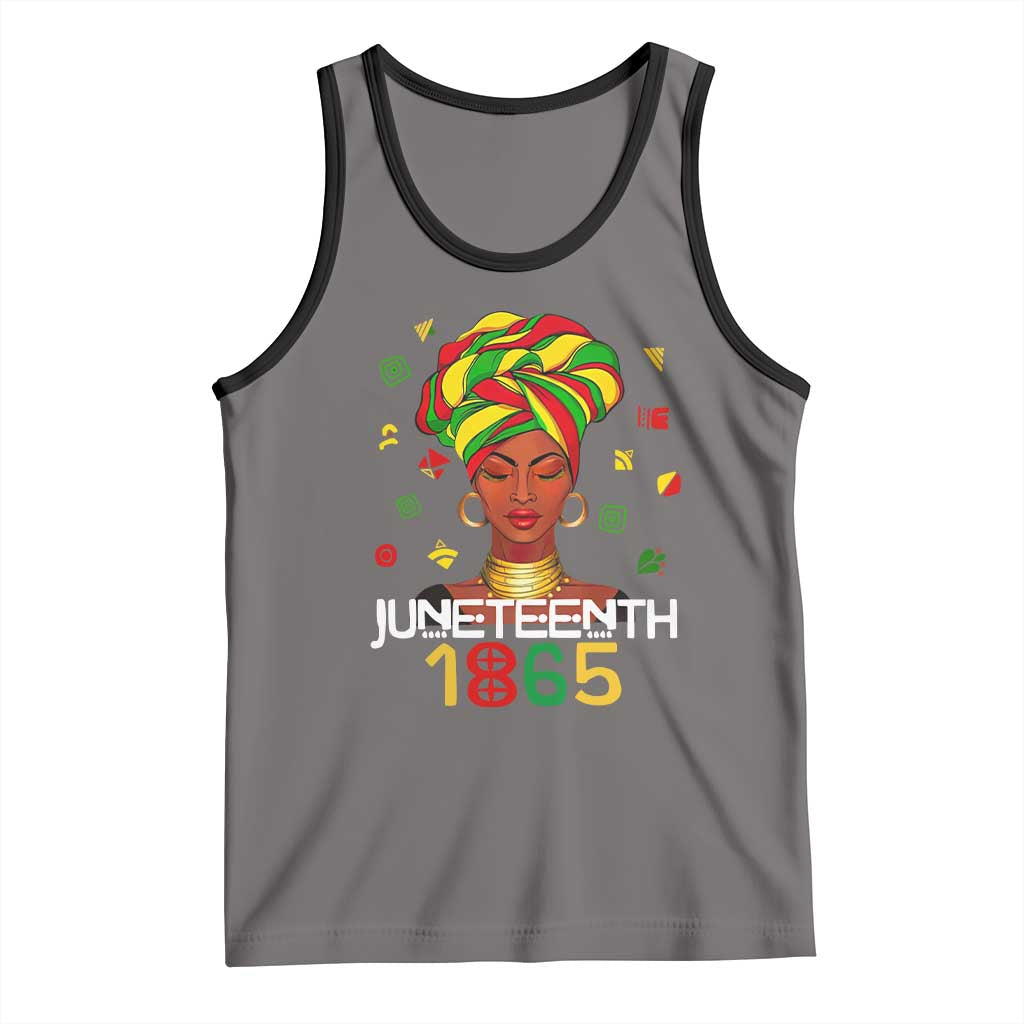 Melanin Queen Tank Top 1865 Juneteenth Celebrate African American Freedom Day