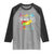 Juneteenth 1865 Raglan Shirt Blackity Heartbeat