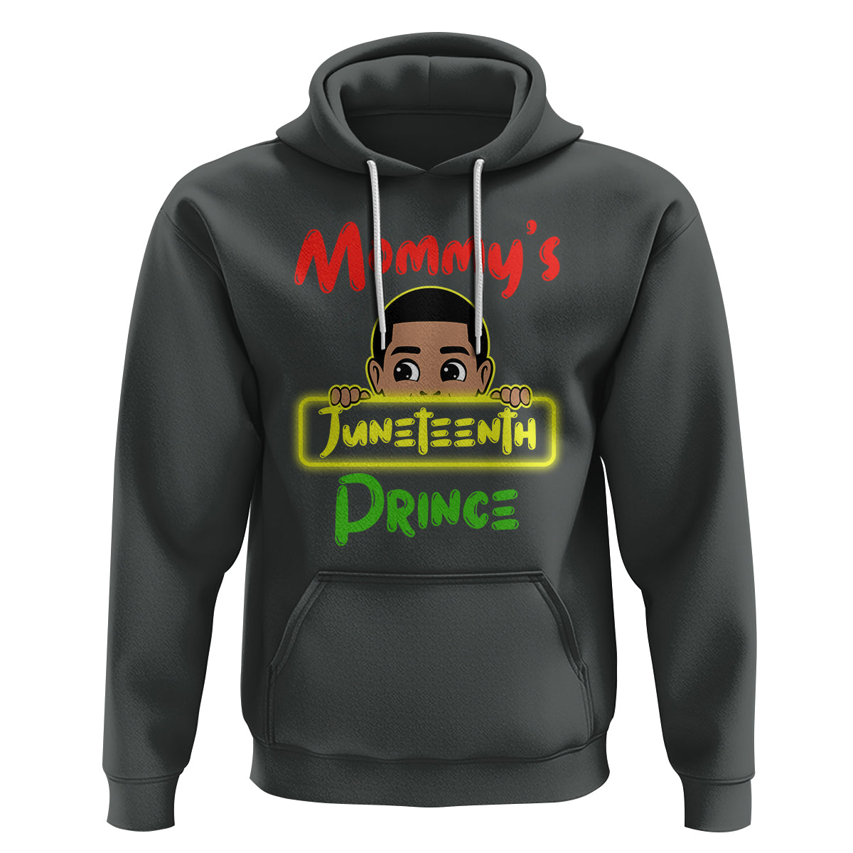 Mommy's Juneteenth Prince Funny Hoodie - Wonder Print Shop