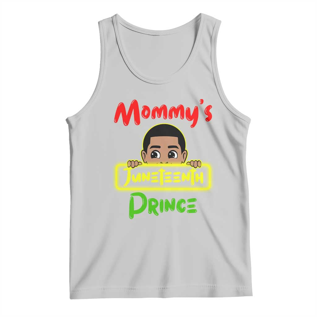 Mommy's Juneteenth Prince Tank Top Black Boy