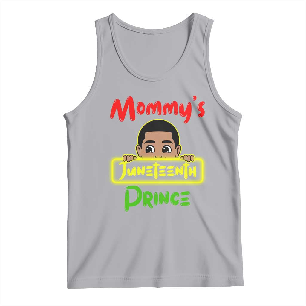 Mommy's Juneteenth Prince Tank Top Black Boy