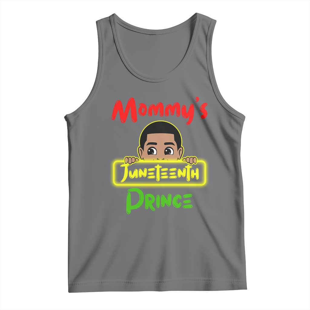 Mommy's Juneteenth Prince Tank Top Black Boy