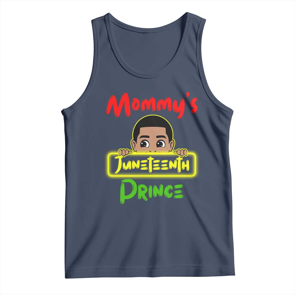 Mommy's Juneteenth Prince Tank Top Black Boy
