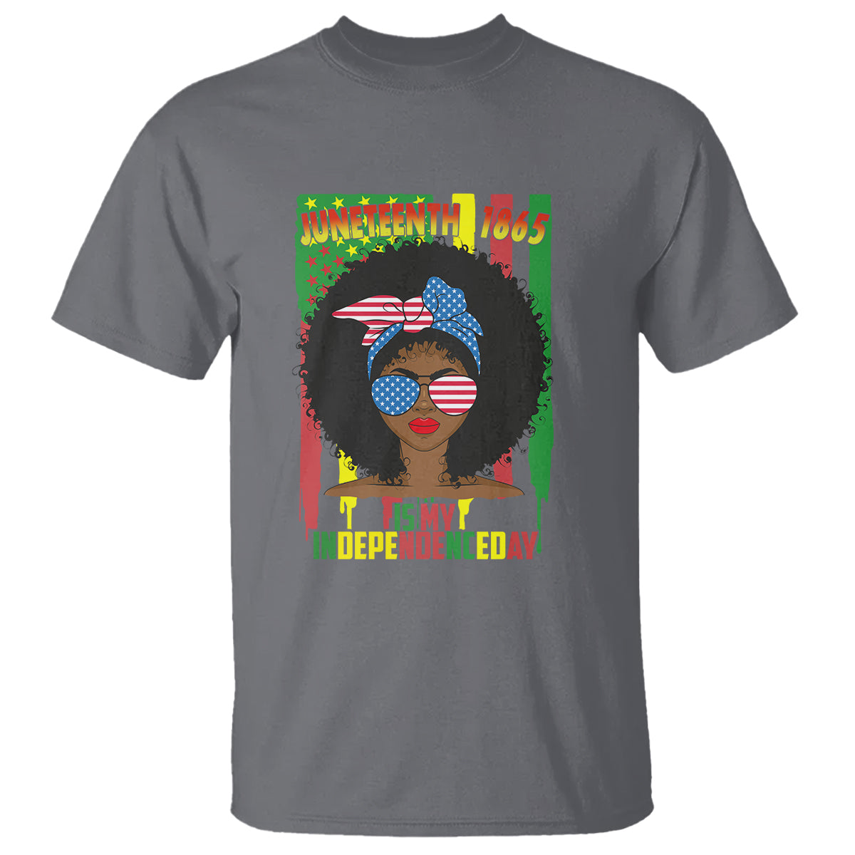 Juneteenth Is My Independence Day T Shirt For Black Women 4th Of July - Wonder Print Shop