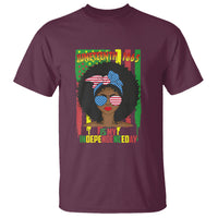 Juneteenth Is My Independence Day T Shirt For Black Women 4th Of July - Wonder Print Shop