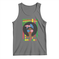 Juneteenth Is My Independence Day Tank Top For Black Women Not 4th Of July
