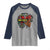 Black Heritage Pride Raglan Shirt For Melanin Black Women Natural Hair Afro Word Art