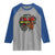 Black Heritage Pride Raglan Shirt For Melanin Black Women Natural Hair Afro Word Art