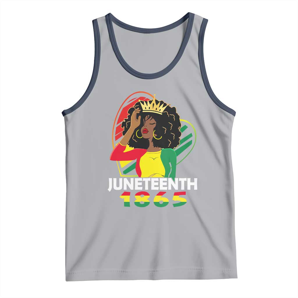 Queen Afro Tank Top Juneteenth 1865