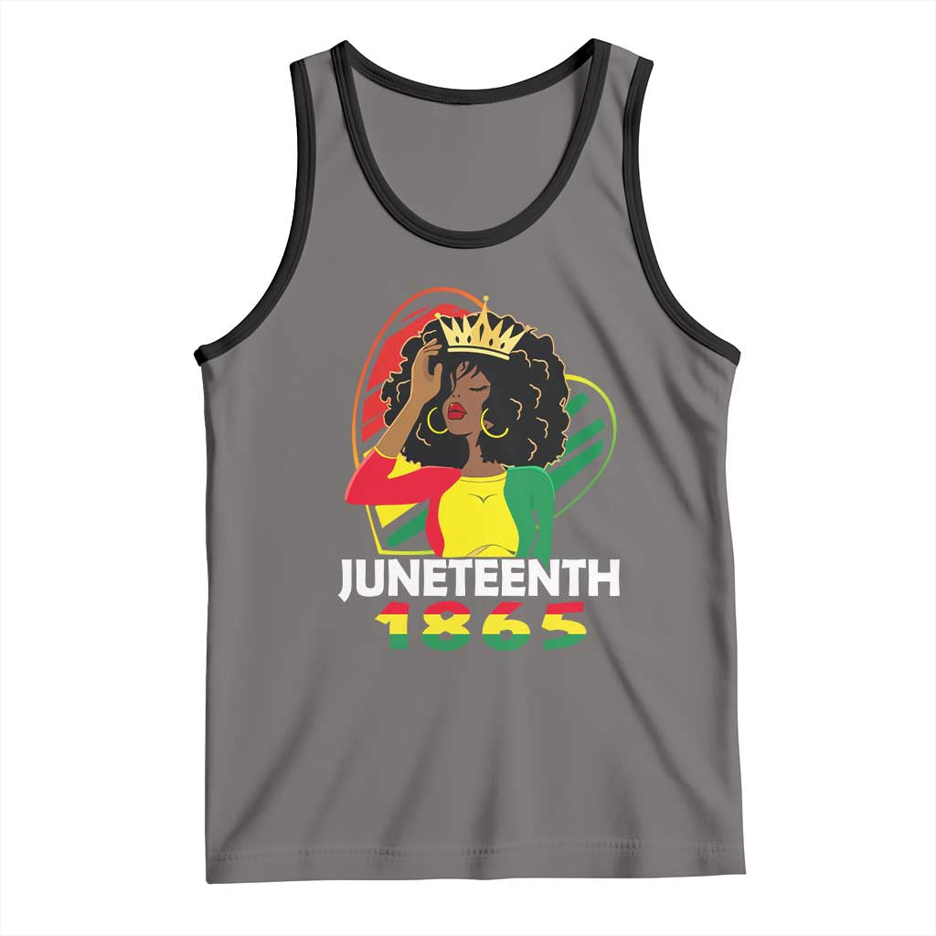 Queen Afro Tank Top Juneteenth 1865