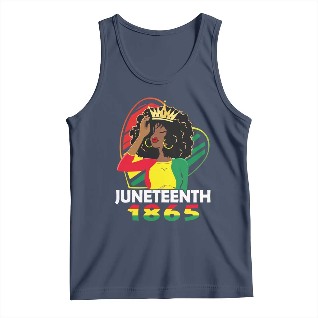 Queen Afro Tank Top Juneteenth 1865