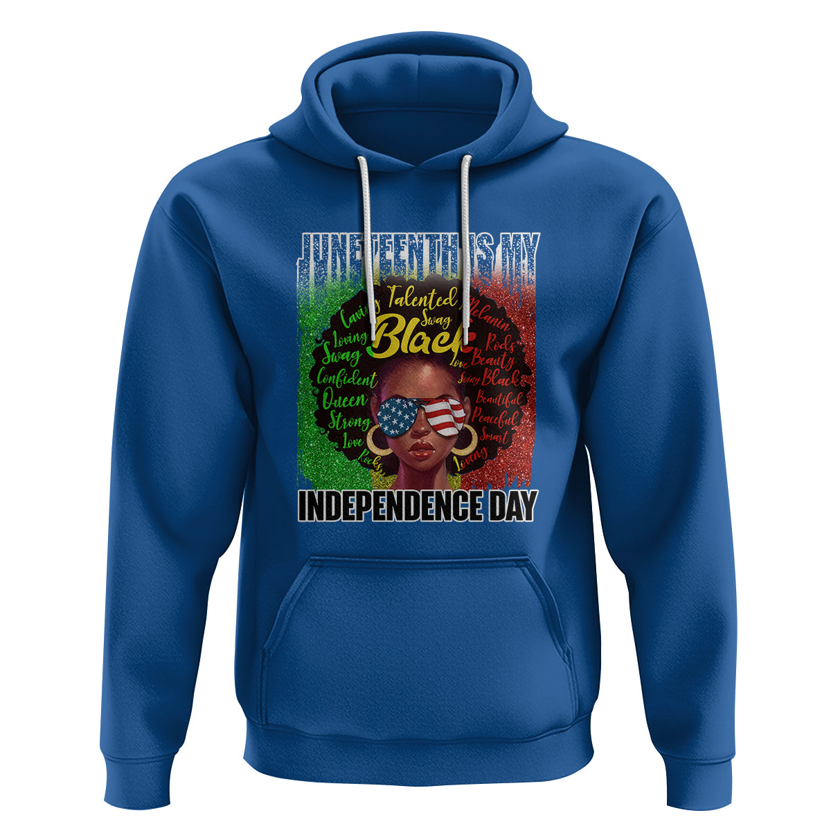 Juneteenth Is My Independence Day Hoodie For Black Queen Not July 4th - Wonder Print Shop