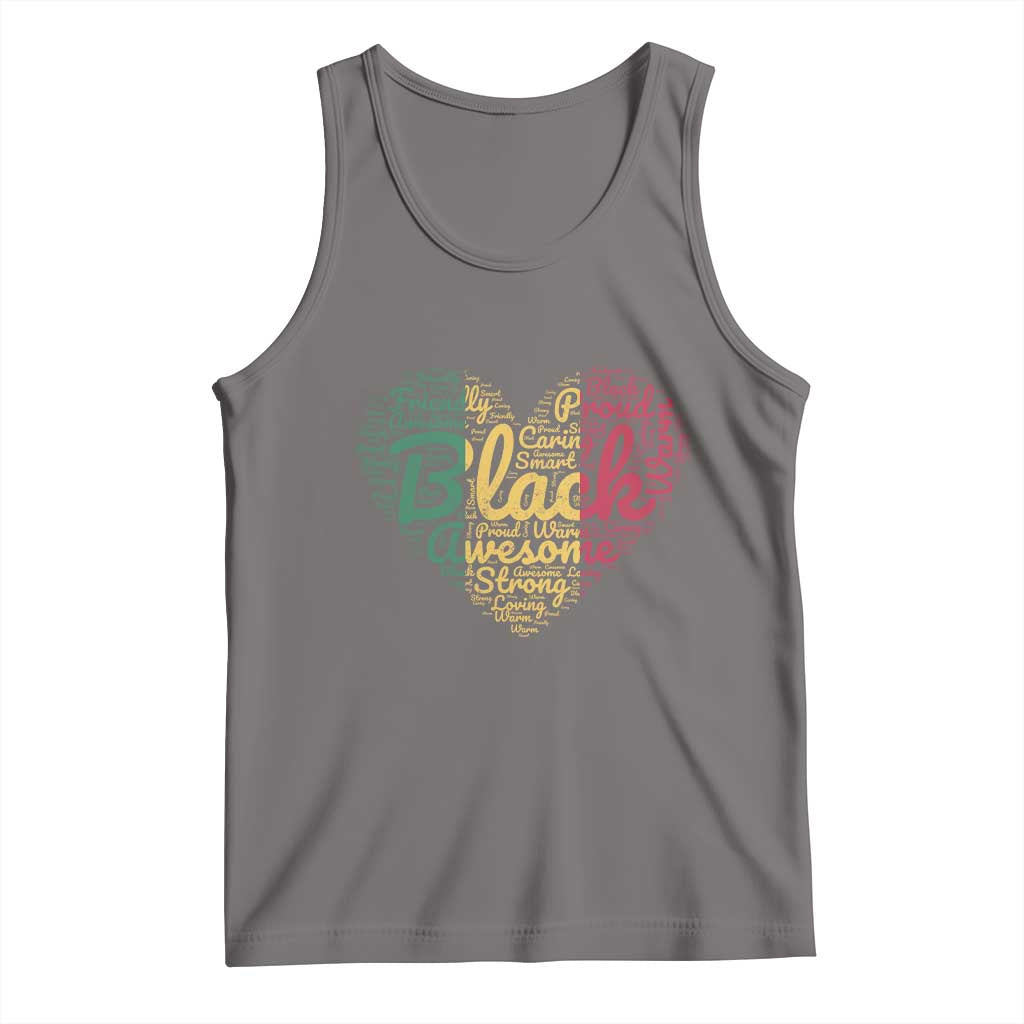 Black Awesome Strong Inspirational Tank Top African American Pride Juneteenth BHM