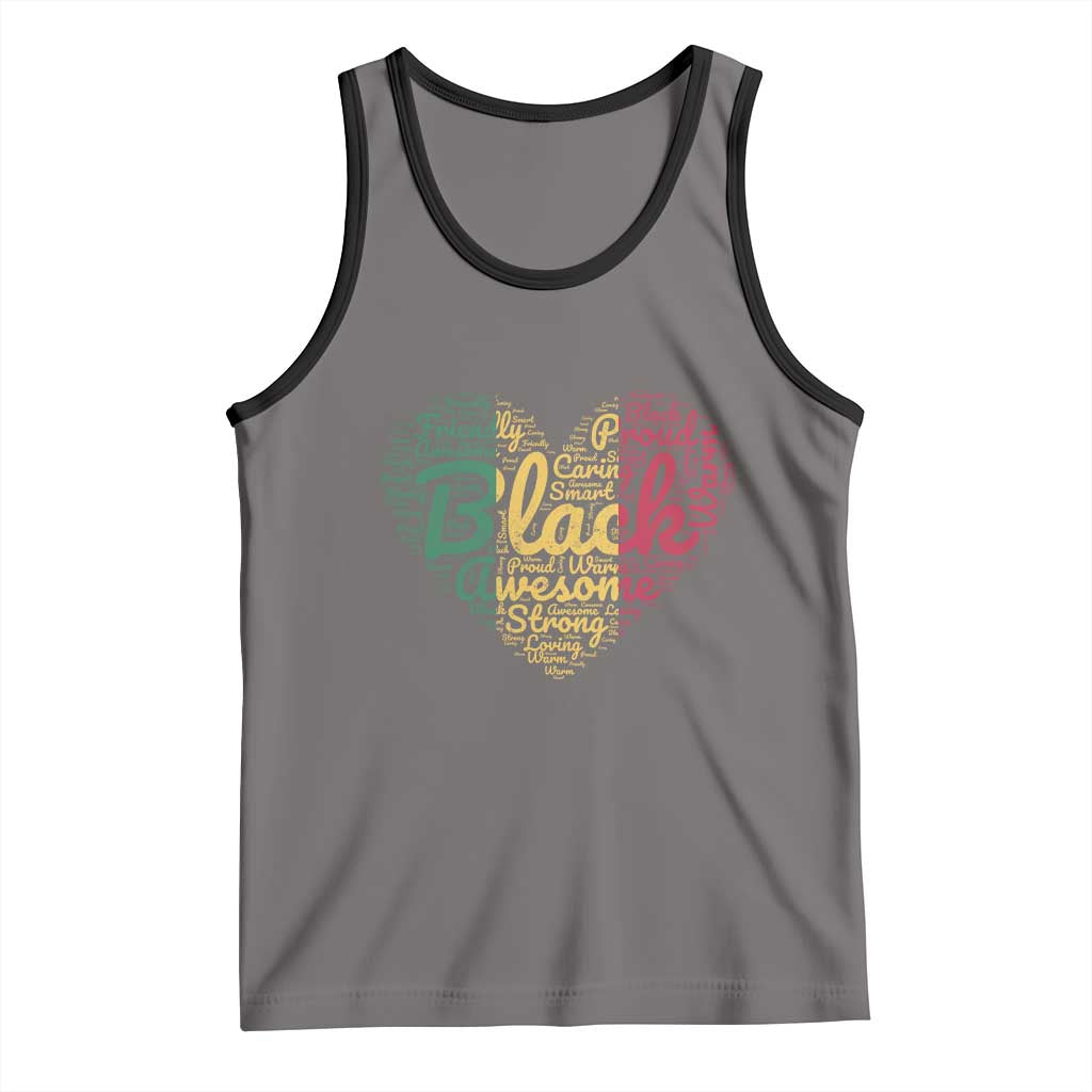 Black Awesome Strong Inspirational Tank Top African American Pride Juneteenth BHM