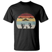 Vintage Retro UFO Alien Desert T Shirt - Wonder Print Shop