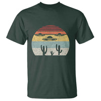 Vintage Retro UFO Alien Desert T Shirt - Wonder Print Shop