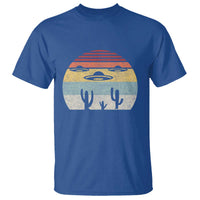 Vintage Retro UFO Alien Desert T Shirt - Wonder Print Shop