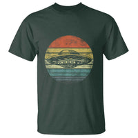 UFO Gifts Retro Sunset Funny Alien UFO Hunter Silhouette T Shirt - Wonder Print Shop