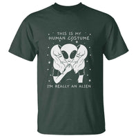 This Is My Human Costume I'm Really An Alien UFO T Shirt - Wonder Print Shop
